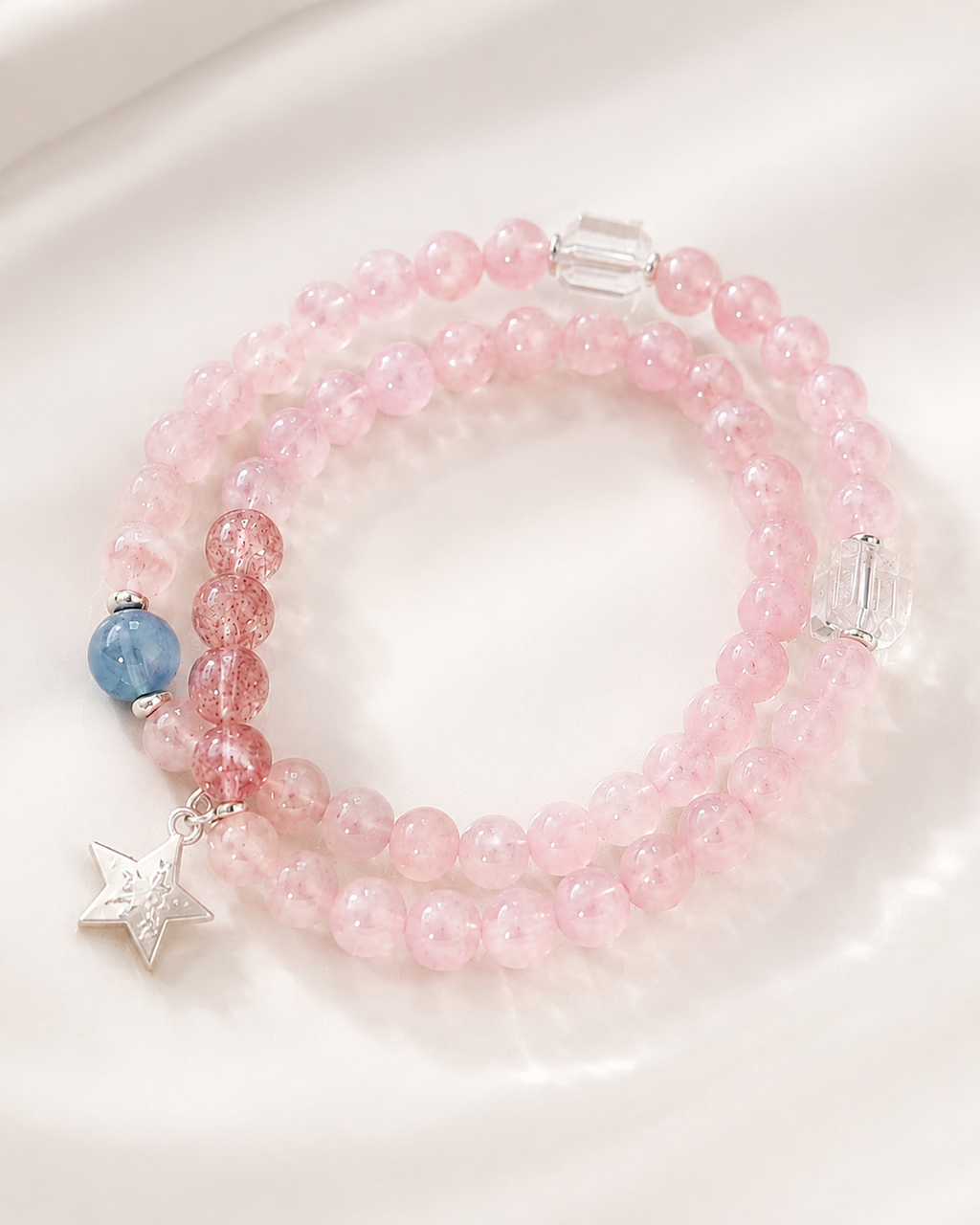 Rose Quartz Star Bracelet