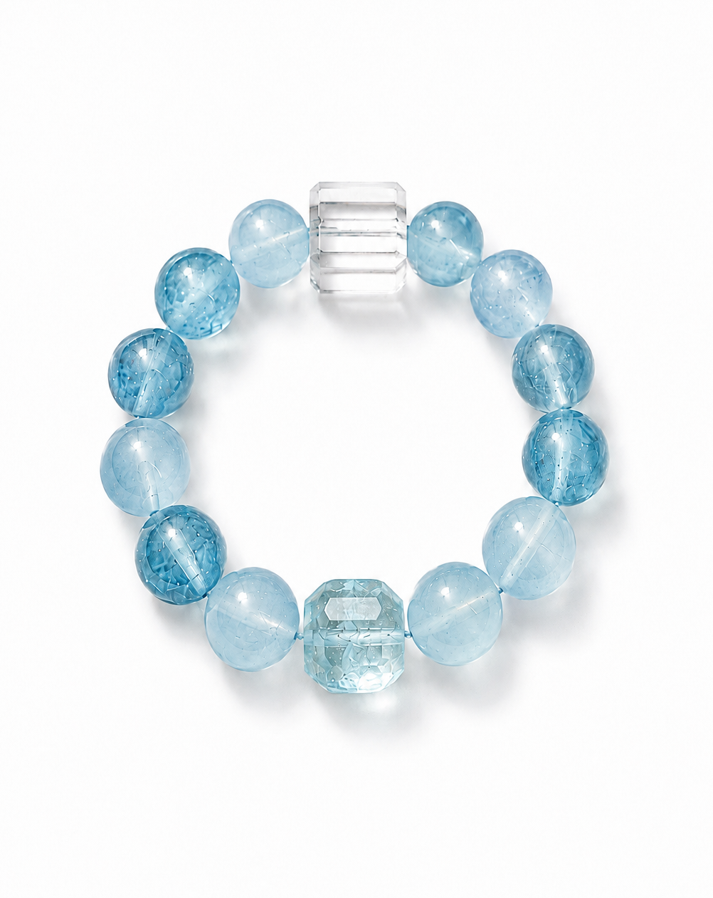 Frostlight Crystal Bracelet