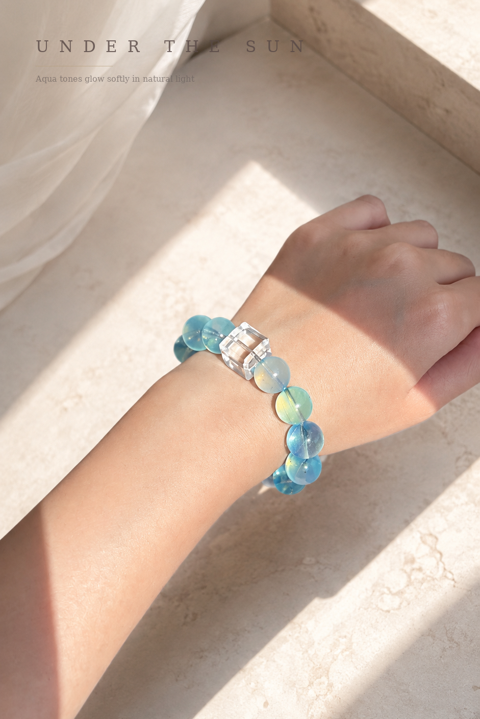 Frostlight Crystal Bracelet